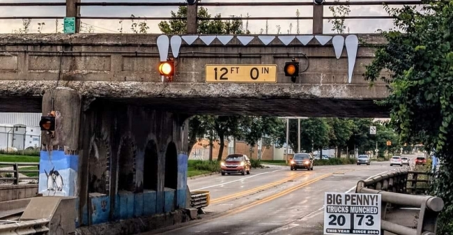 Vrachtwagen vretende volksheld