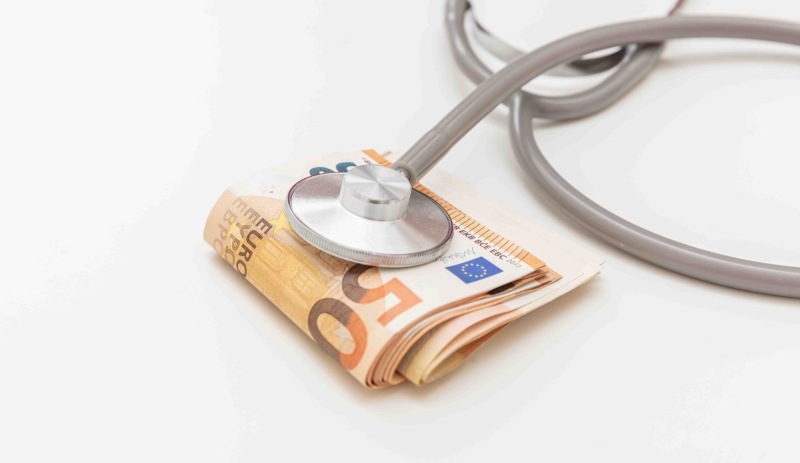 Healthcare cost medical stethoscope on euro bankn 2024 12 07 19 24 51 utc min