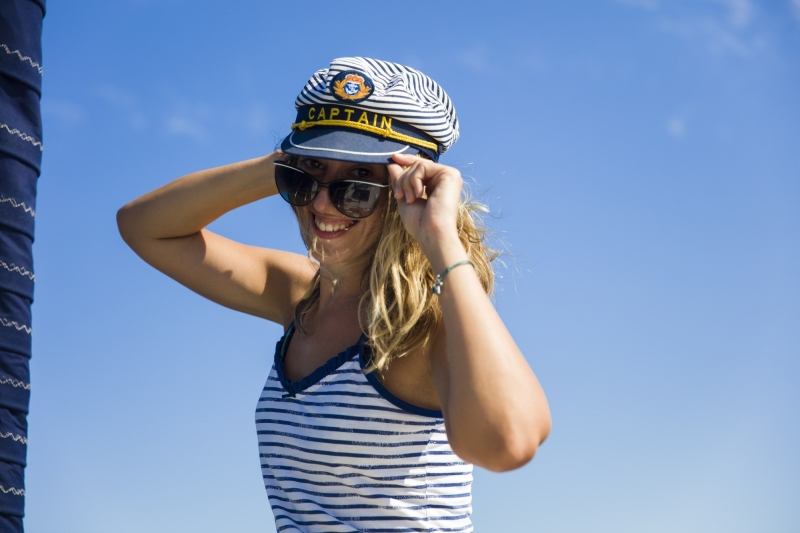 Attractive young woman on a yacht at summer day 2025 02 21 02 22 04 utc min